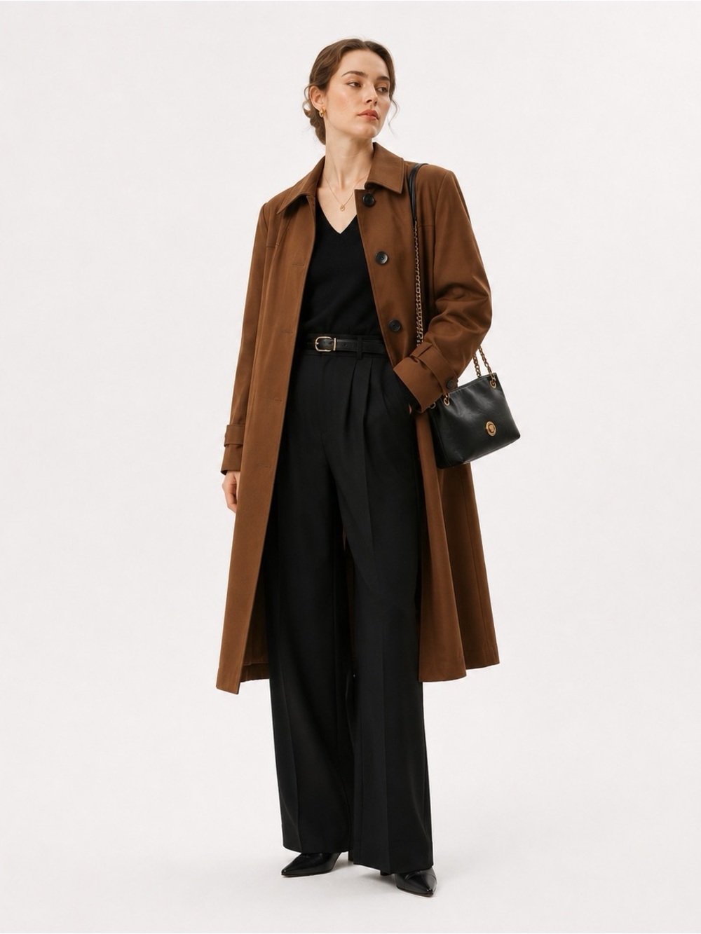 Burberry Women’s Hooded Single-Breasted Coat with hood New US4 - Picture 14 of 14
